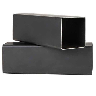Q195/Q235/Q345/SS400 1x1 Telescópio de aço secção oca quadrado tubo preto de aço carbono tubo quadrado / tubo
