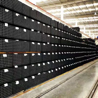 Q195/Q235/Q345/SS400 1x1 Telescópio de aço secção oca quadrado tubo preto de aço carbono tubo quadrado / tubo