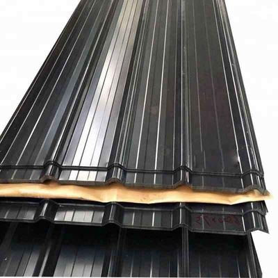 Folhas de telhado PPGI de dobra Folha de aço galvanizado para telhados corrugados