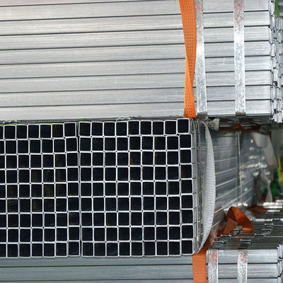 Tubos quadrados de aço galvanizado de forma quadrada 2.5x2.5 para materiais de construção