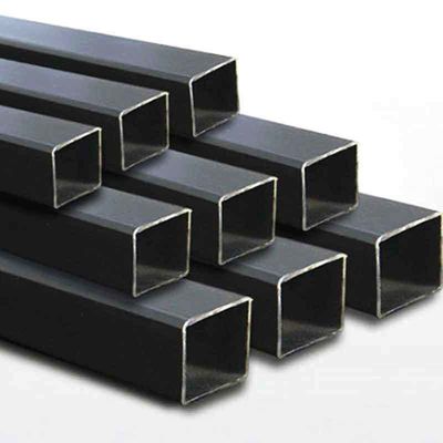 Tubo de aço carbono quadrado 65x65 10 x 10 com buracos 80 x 80 Certificado pela ISO9001