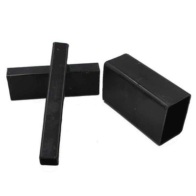Tubo de aço carbono quadrado 65x65 10 x 10 com buracos 80 x 80 Certificado pela ISO9001