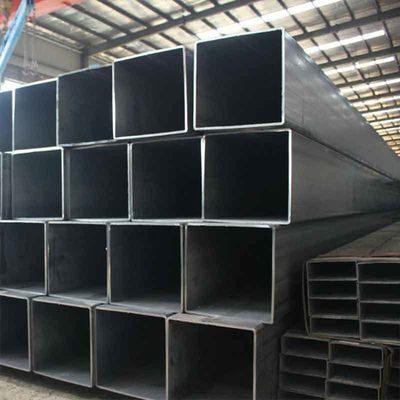 Tubo sem costura de superfície pintada de ferro preto de carbono Secção 75x35 Tubos quadrados de aço carbono Dobrar