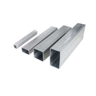 Aço de tubos galvanizados quadrados não oleados para tubos de aço ocos quadrados rectangulares de 75x75