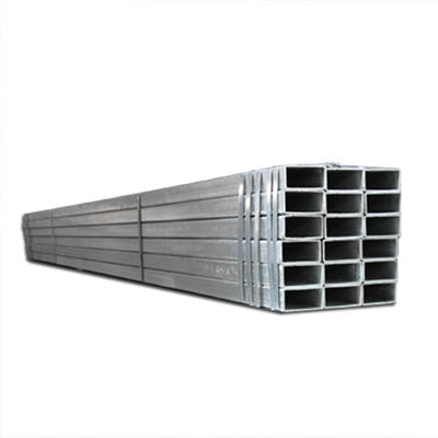 Aço de tubos galvanizados quadrados não oleados para tubos de aço ocos quadrados rectangulares de 75x75