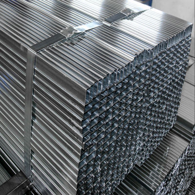 Aço de tubos galvanizados quadrados não oleados para tubos de aço ocos quadrados rectangulares de 75x75