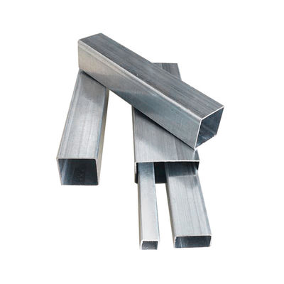 Tubos de aço galvanizados 12x12 100x100 Tubo MS Tubos de aço quadrados comprimento 6.4M