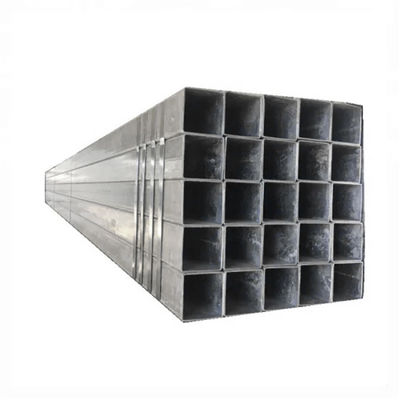 Tubos de aço galvanizados 12x12 100x100 Tubo MS Tubos de aço quadrados comprimento 6.4M