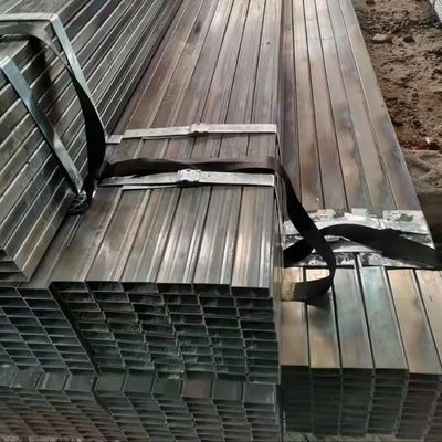 ASTM padrão S235/S355 grau 12x12 carbono preto tubo de aço quadrado sem costura para o seu