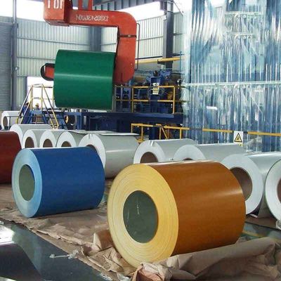 SGCC/CGCC/TDC51DZM Rolos de aço revestidos por cores com resistência à corrosão