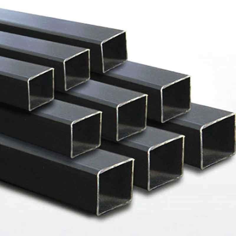 Tubo de aço carbono quadrado 65x65 10 x 10 com buracos 80 x 80 Certificado pela ISO9001